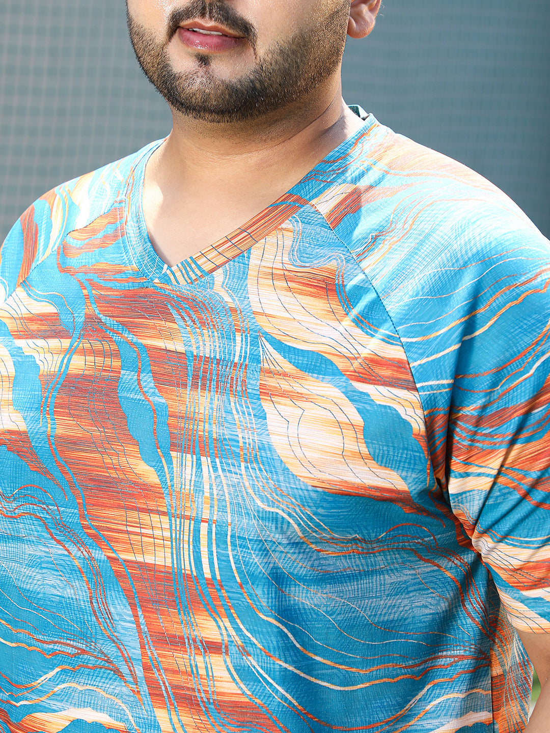Lined-Dye Activewear T-Shirt