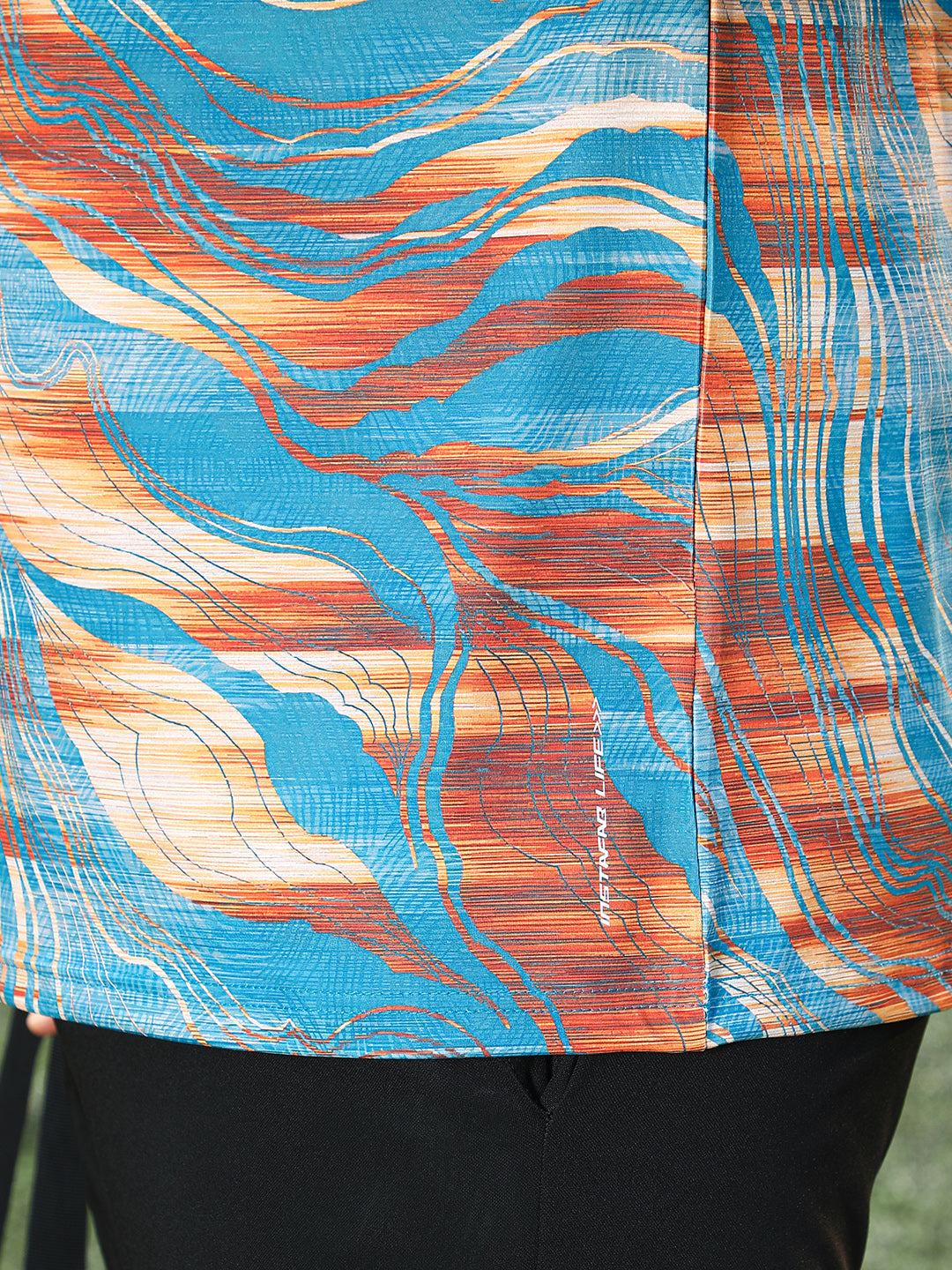 Lined-Dye Activewear T-Shirt