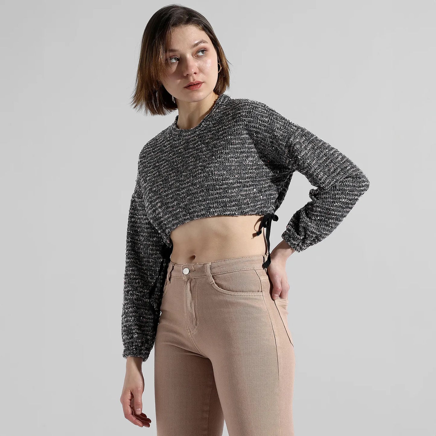 Cinched Crop Top