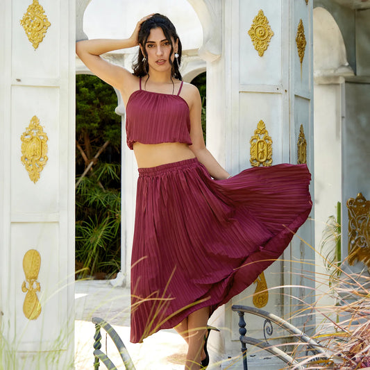 Pleated Co-Ord Set