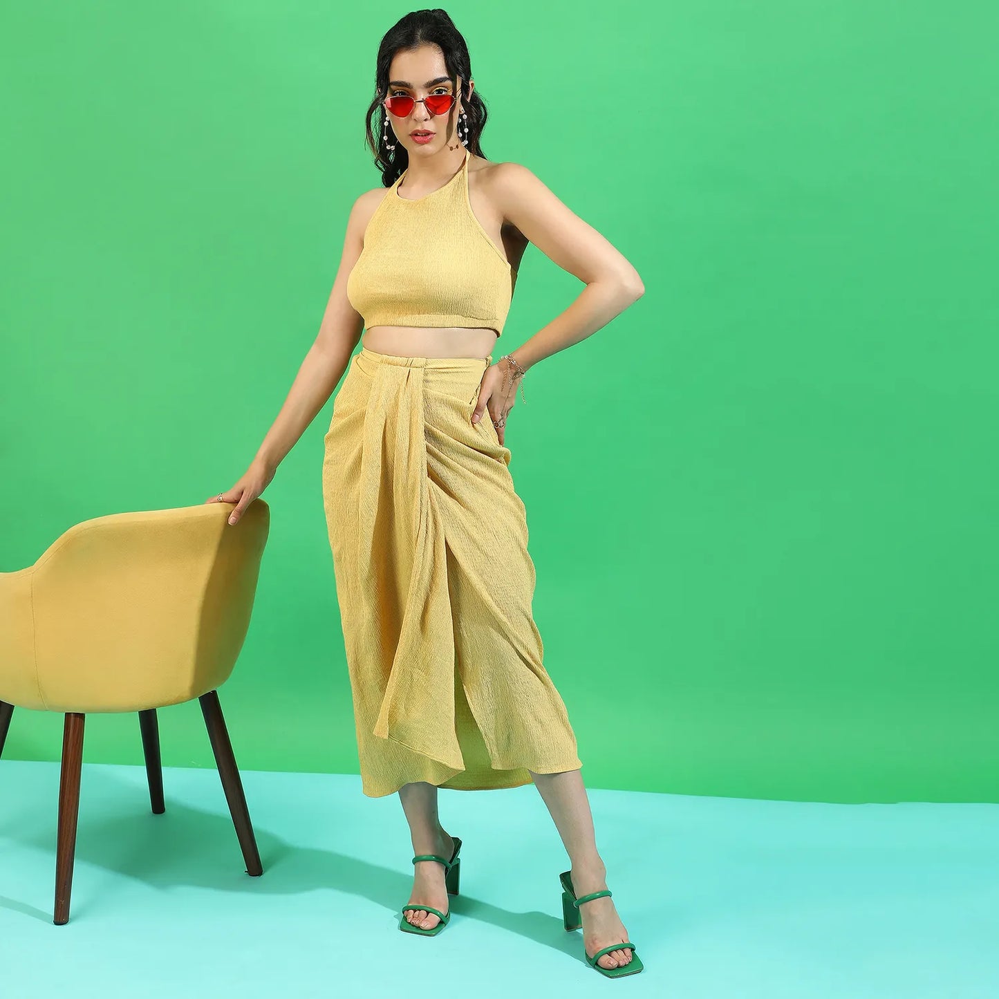Draped Co-Ord Set