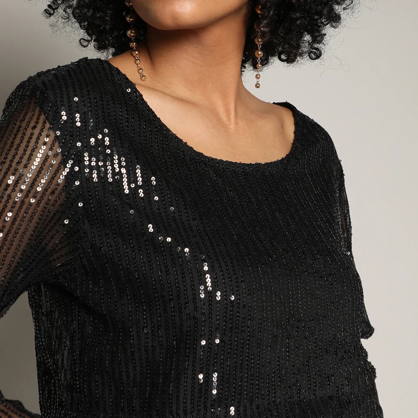Sheer Sequin Co-Ord Set