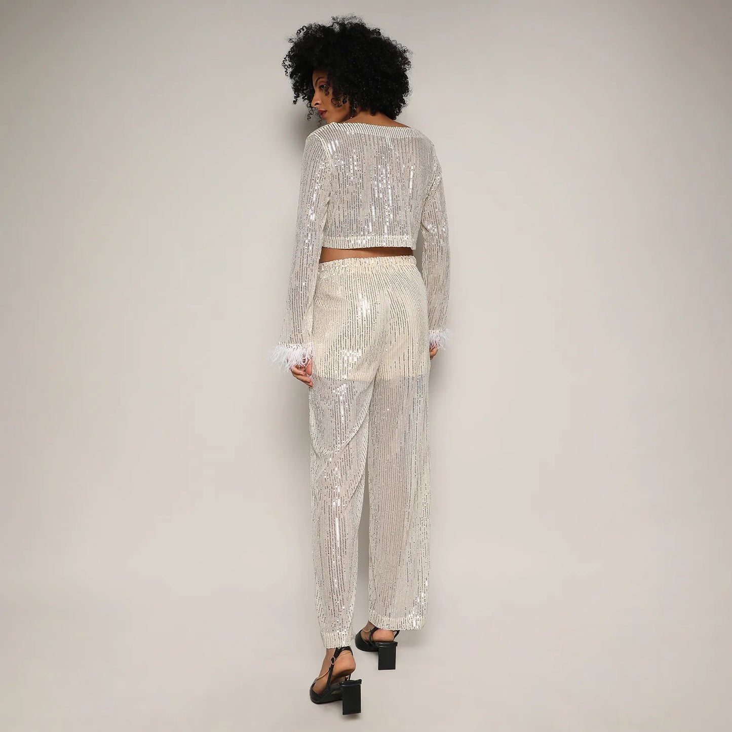 Sheer Sequin Co-Ord Set