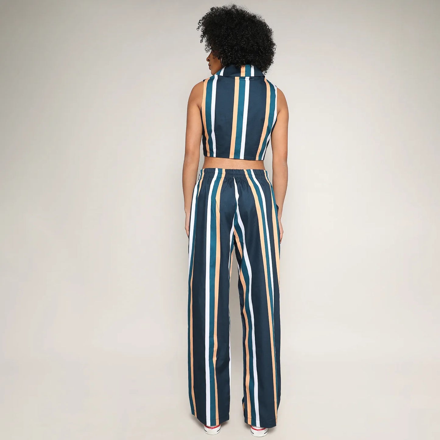 Striped Vest Co-Ord Set