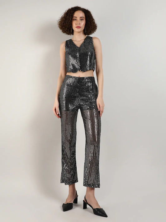 Sequin Vest Co-Ord Set