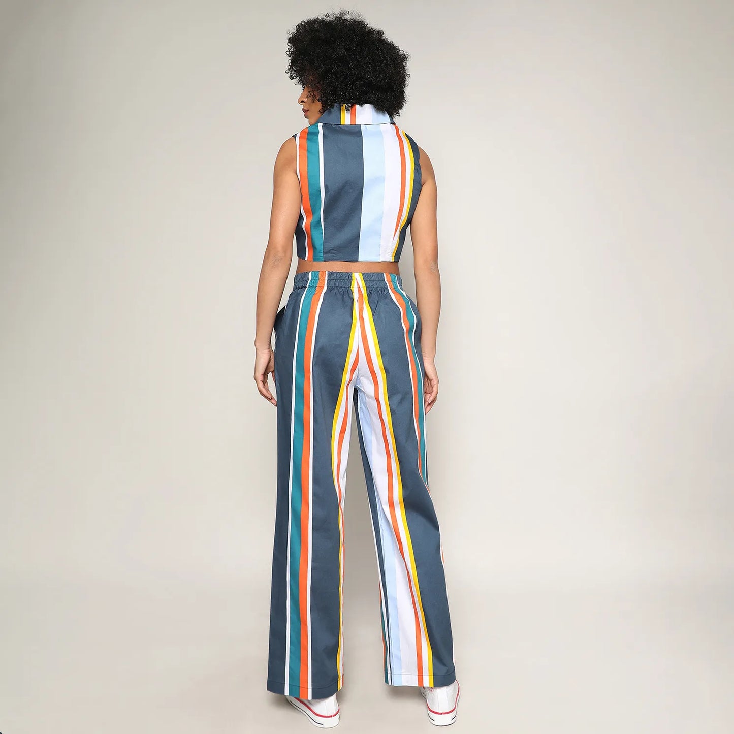 Striped Vest Co-Ord Set
