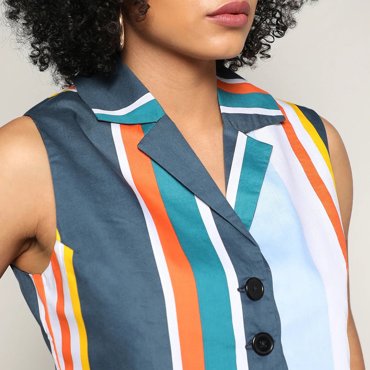 Striped Vest Co-Ord Set