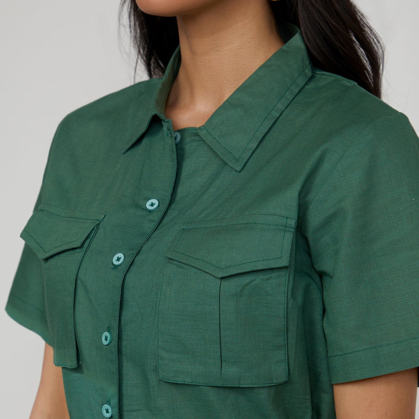 Solid Utility Playsuit