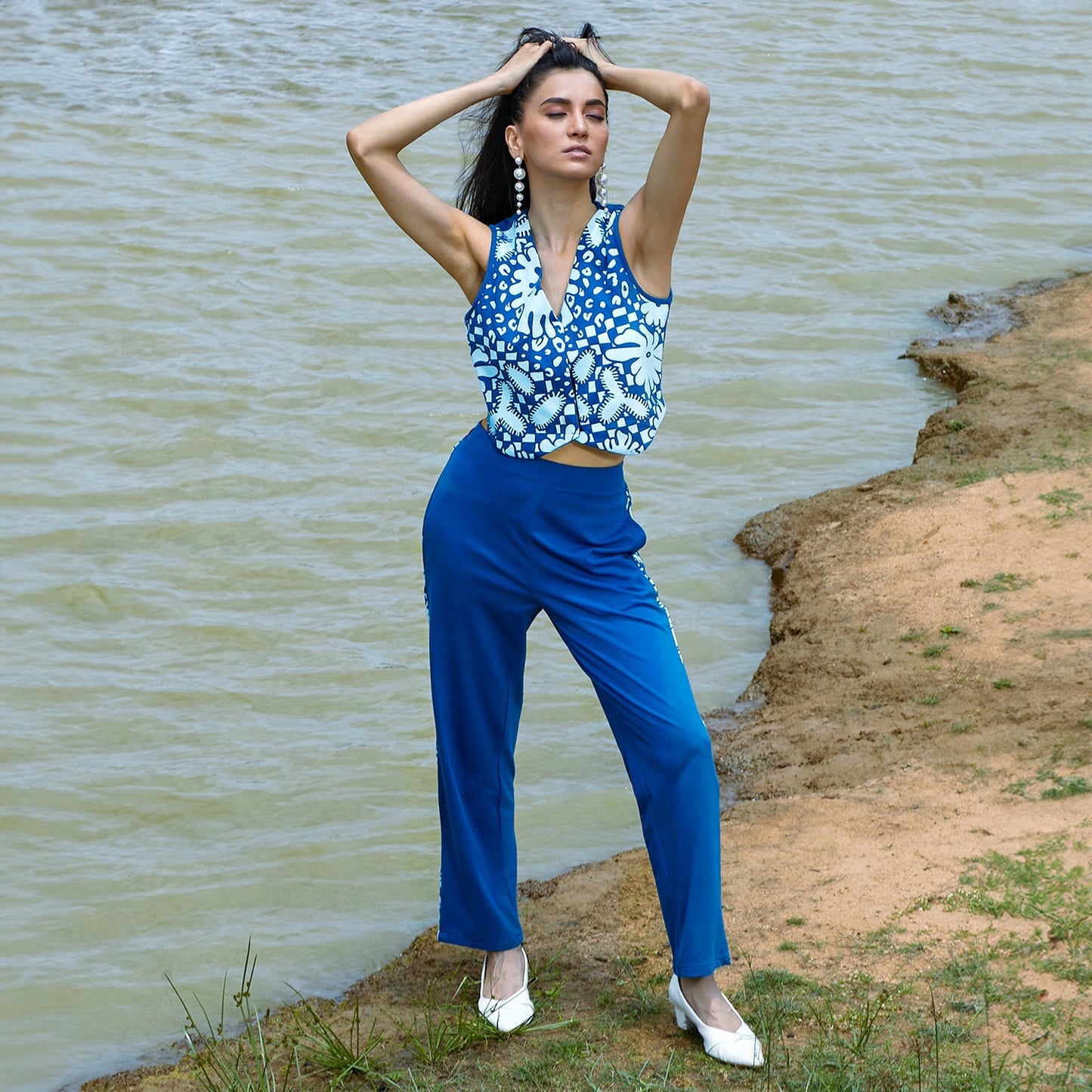 Flora Vest Co-Ord Set