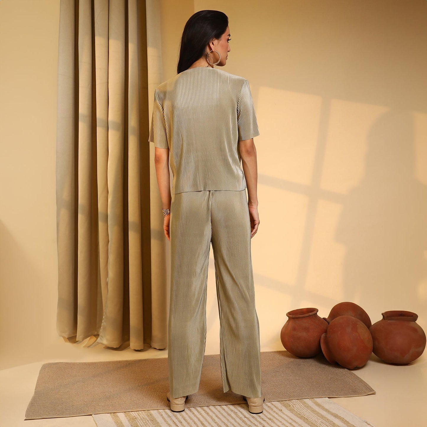 Pleated Co-Ord Set