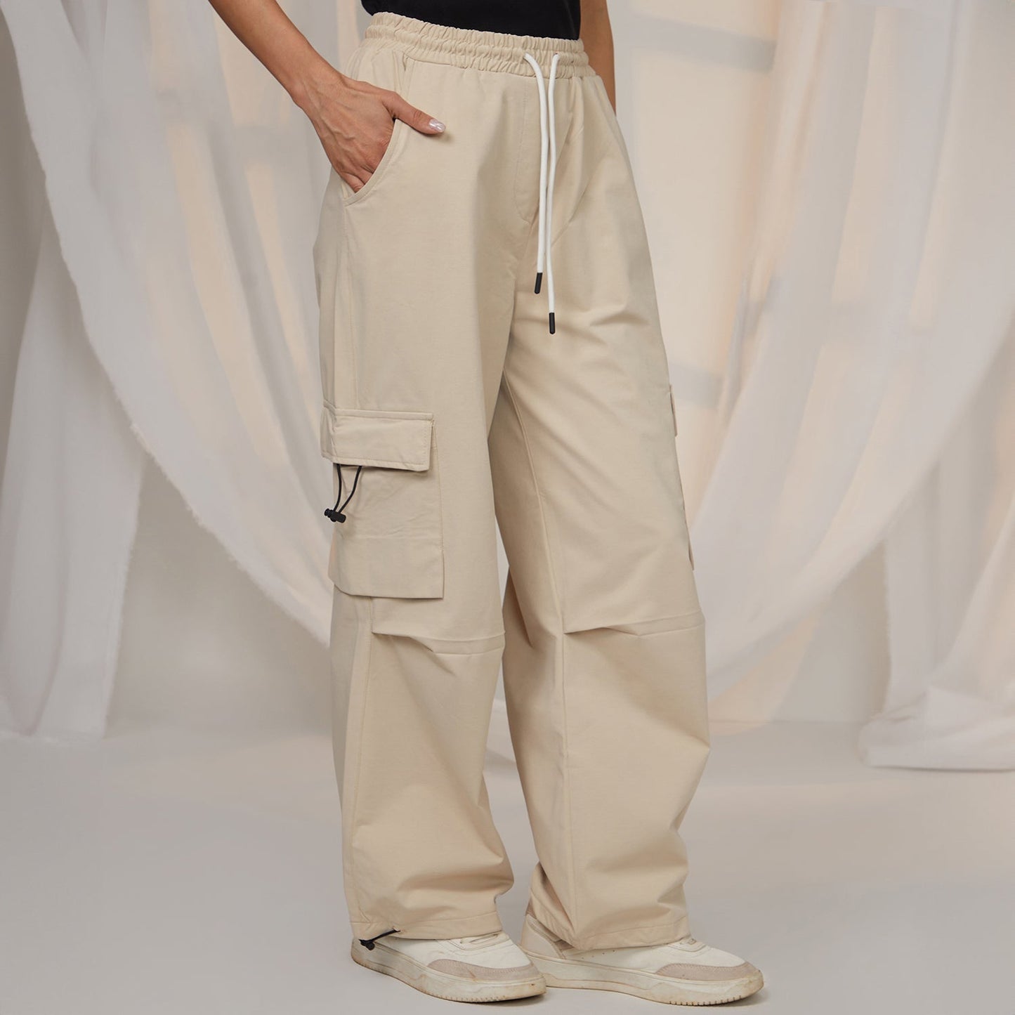 Solid Cargo Parachute Trousers