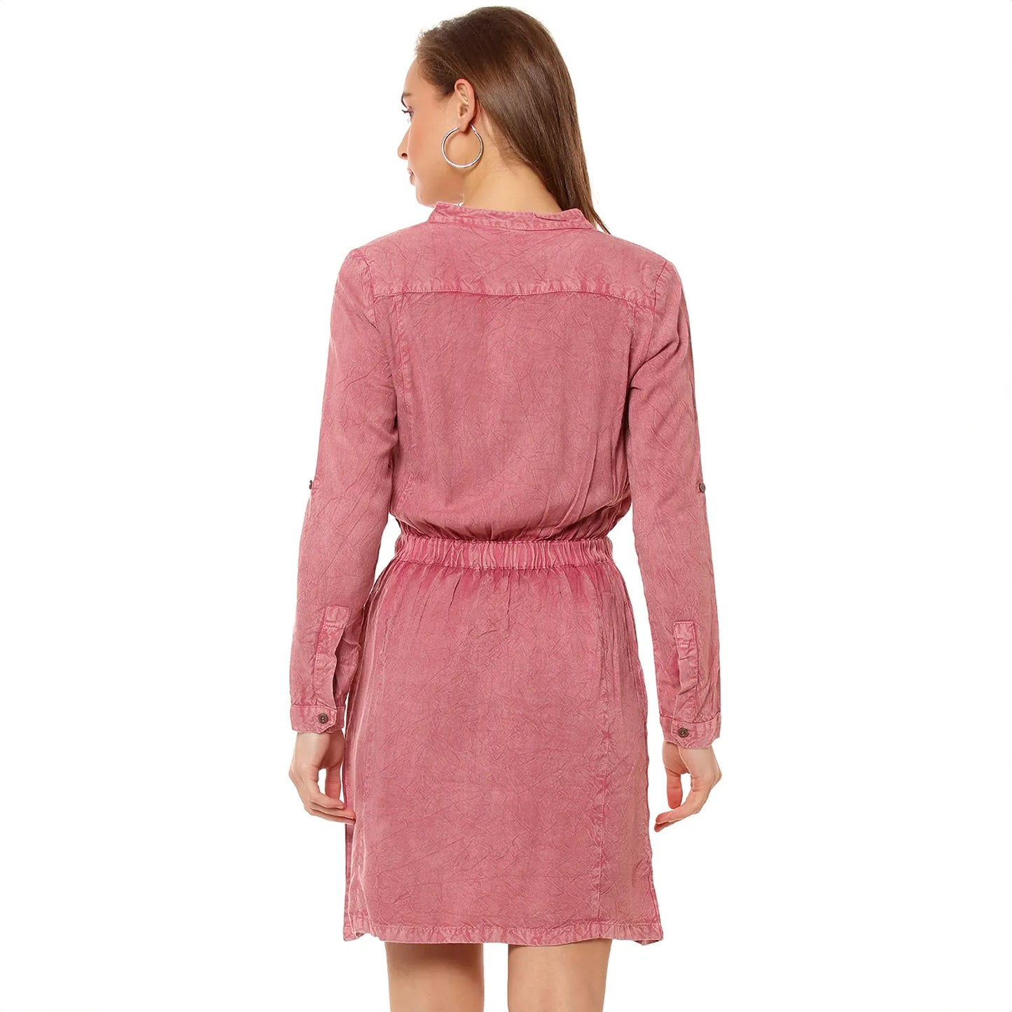 Light-Wash Mini Dress