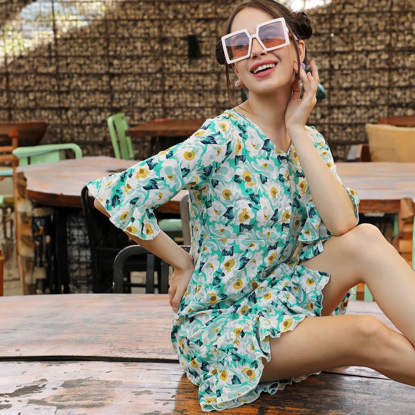 Botanical Cluster Dress