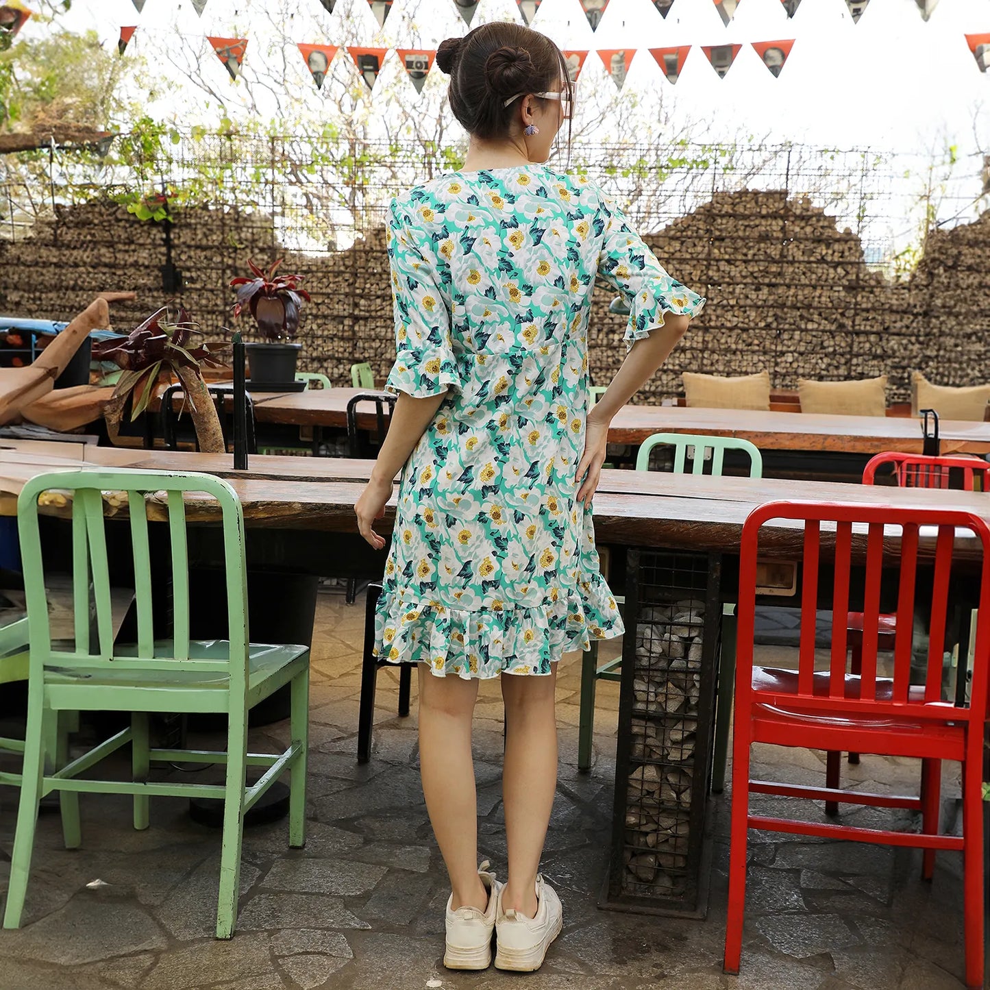 Botanical Cluster Dress