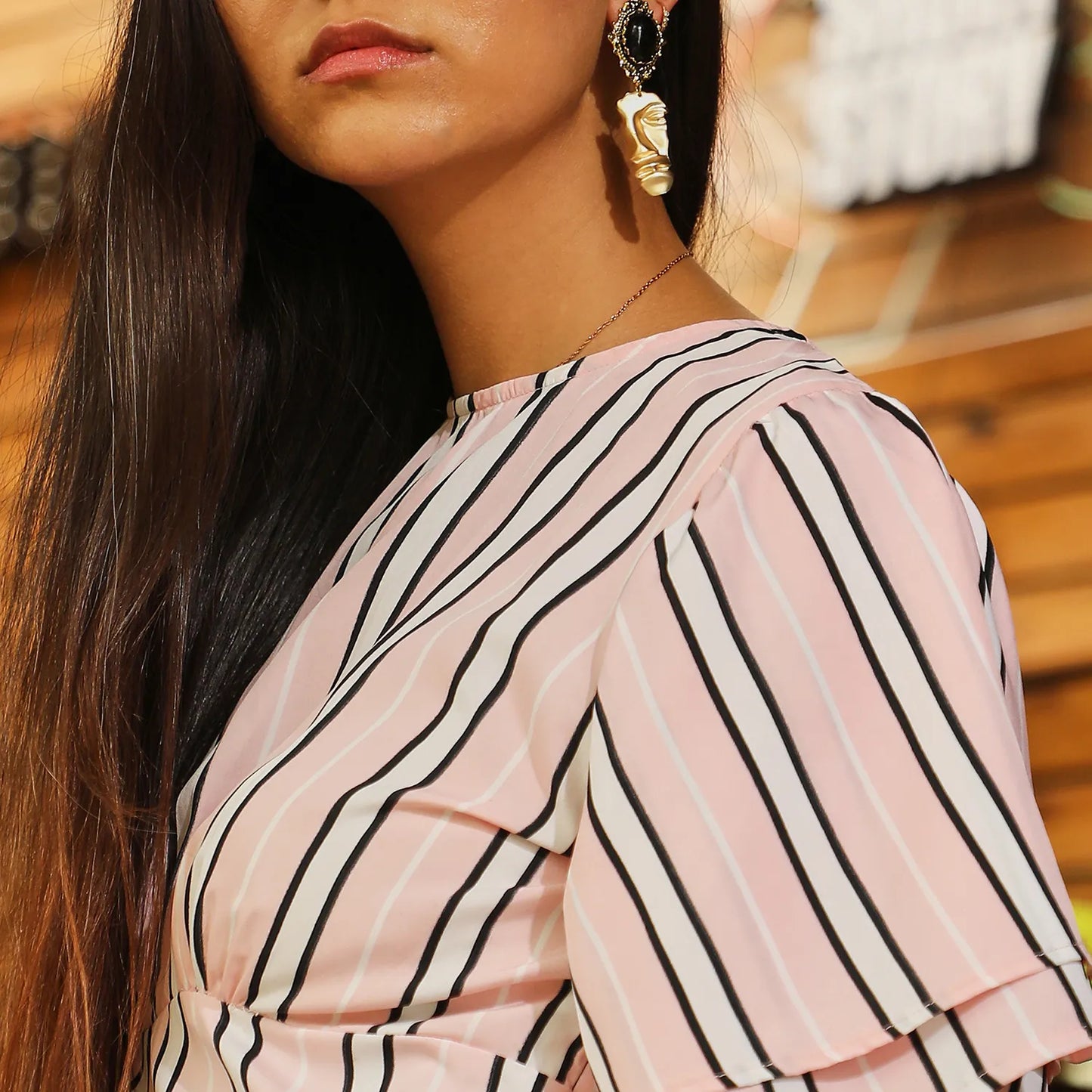 Club Striped Dress