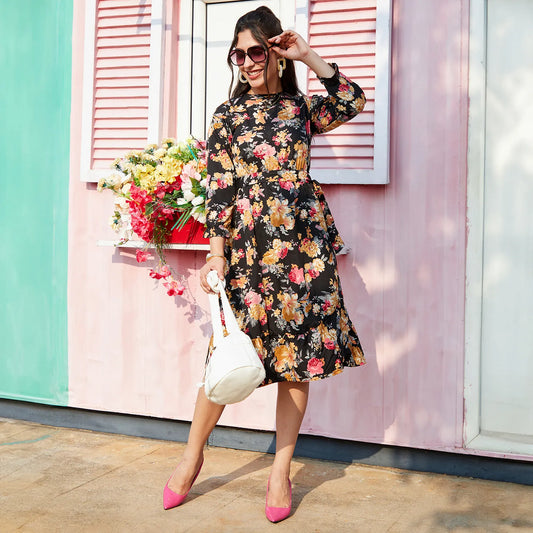 Floral Midi Dress