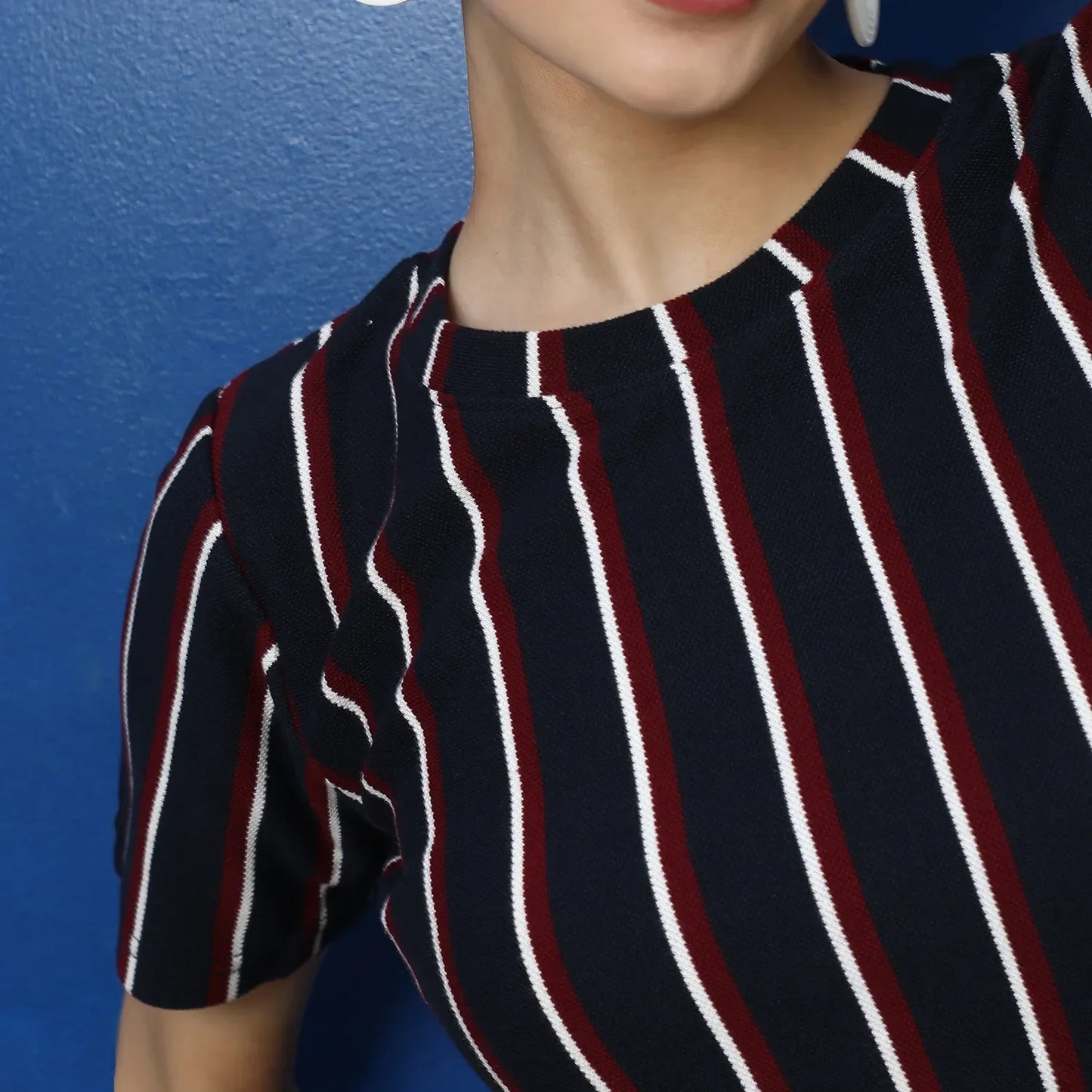 Halo Striped Mini Dress