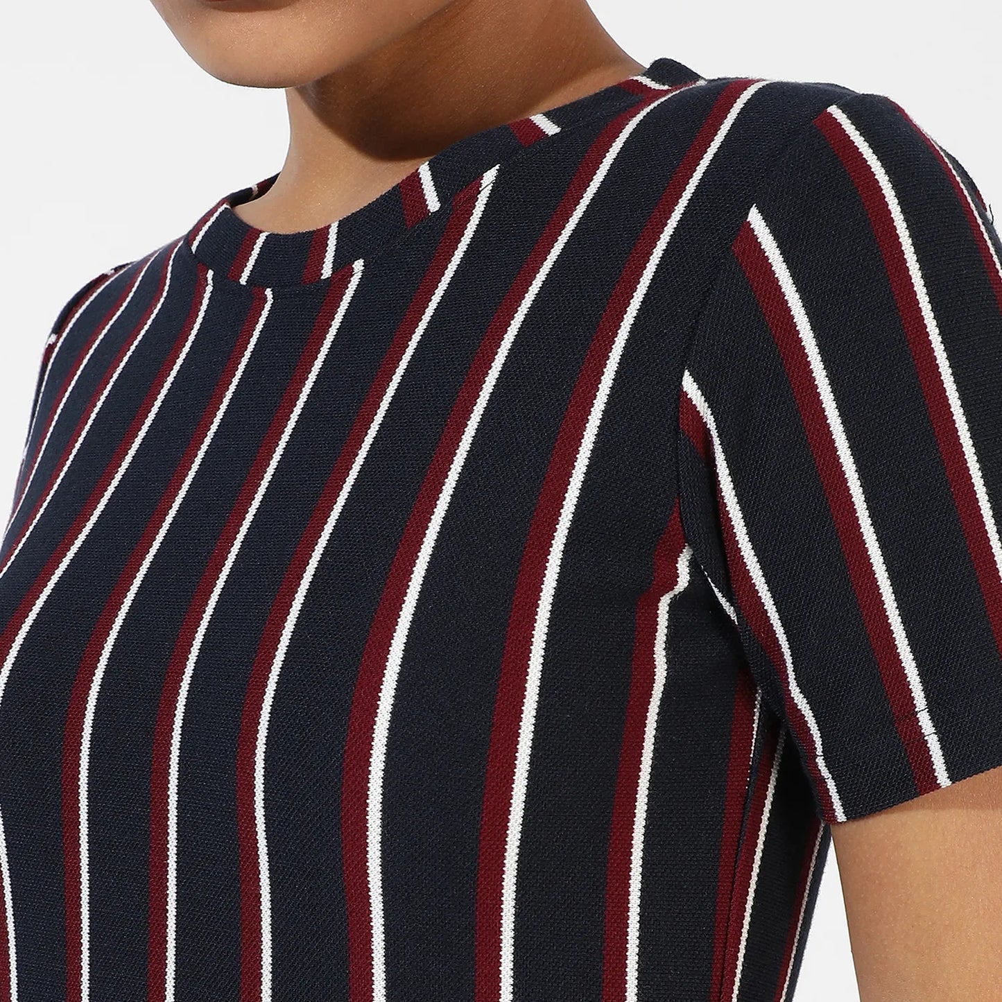 Halo Striped Mini Dress