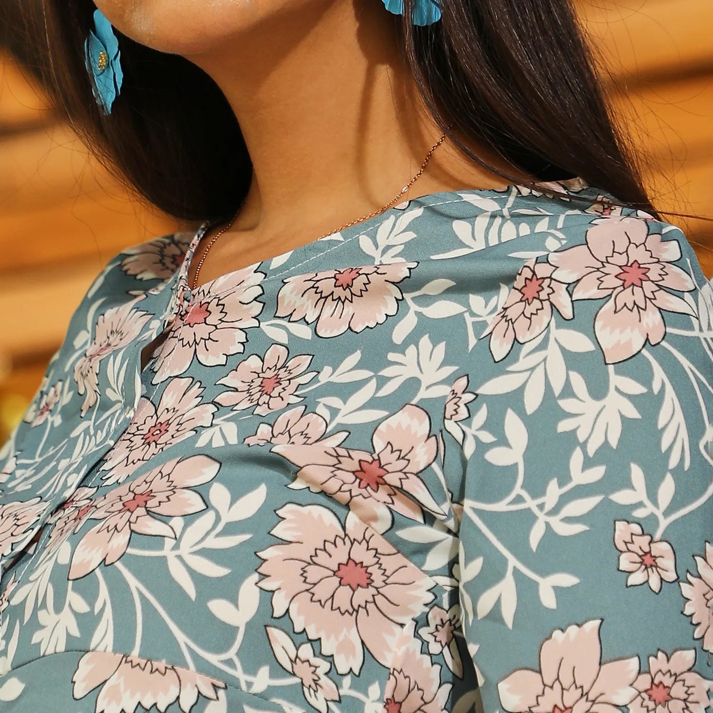 Floral Cluster Dress