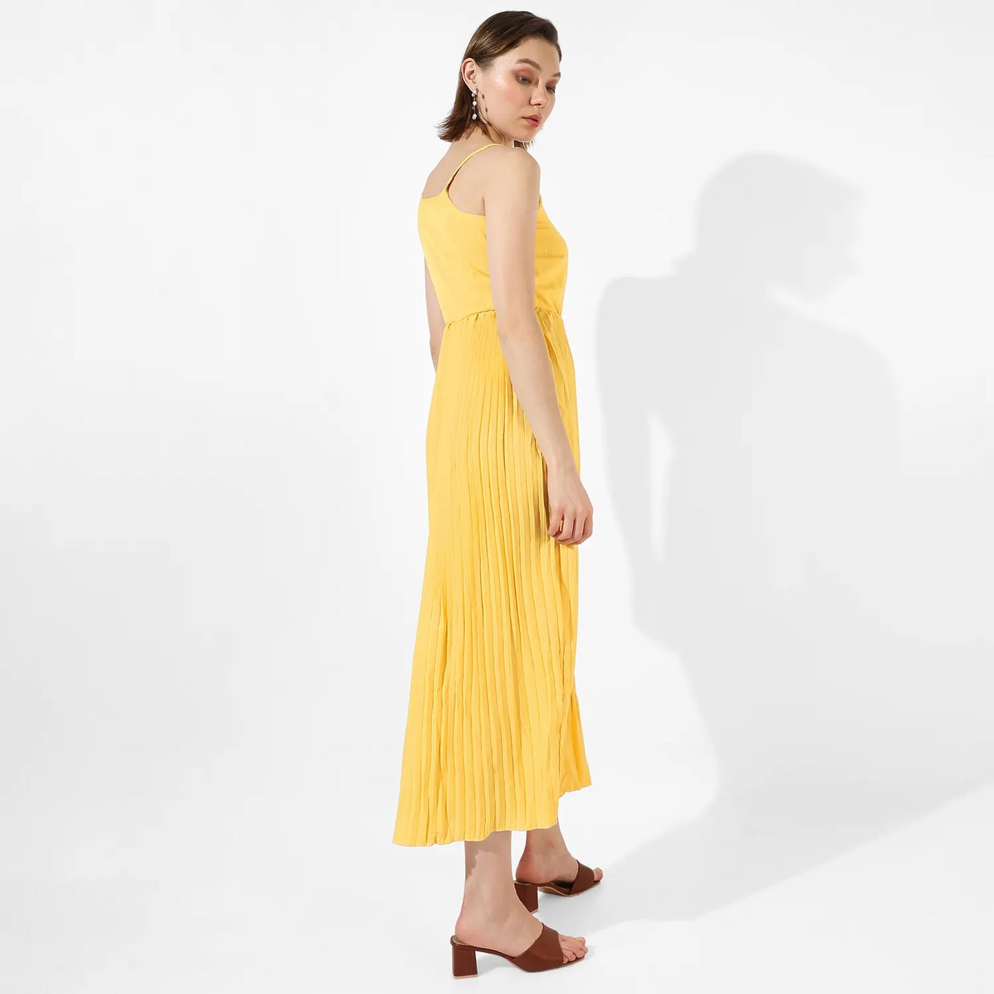 Pleated Maxi Dress
