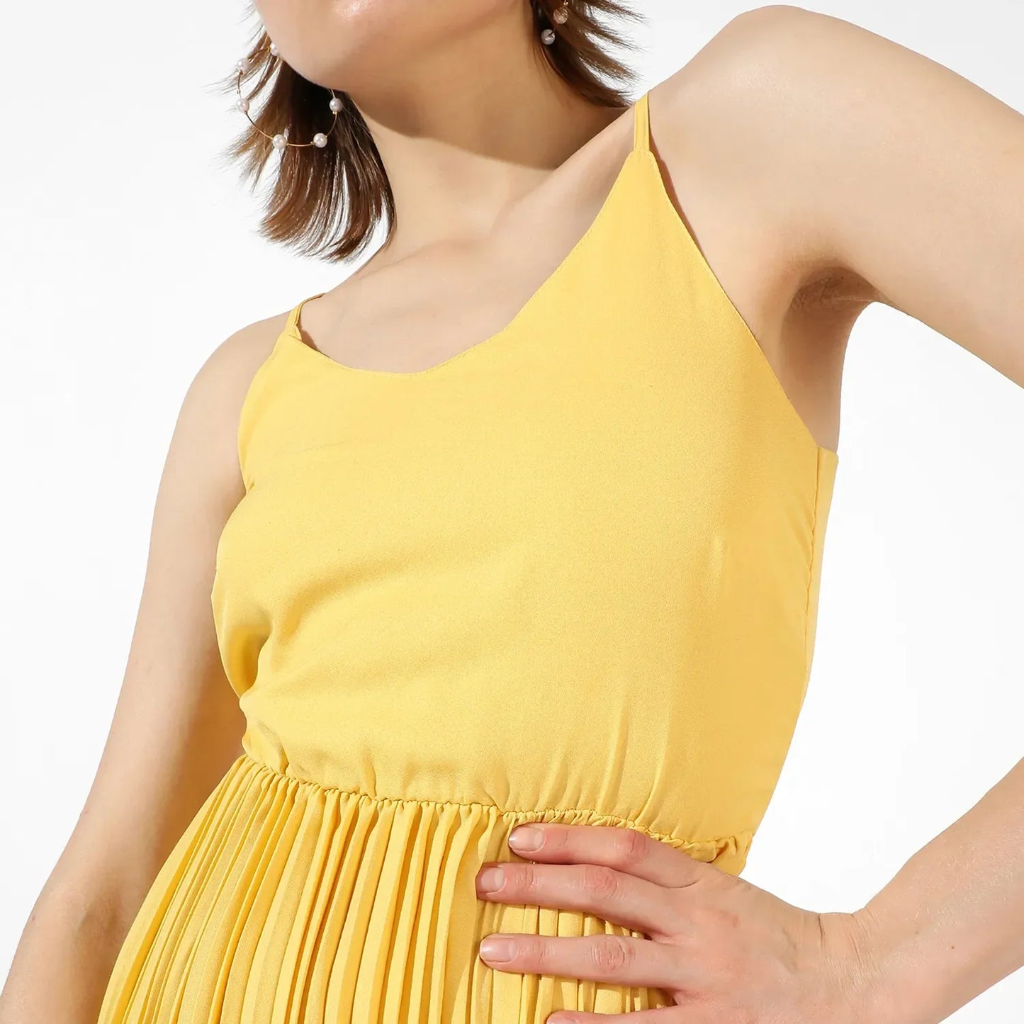 Pleated Maxi Dress