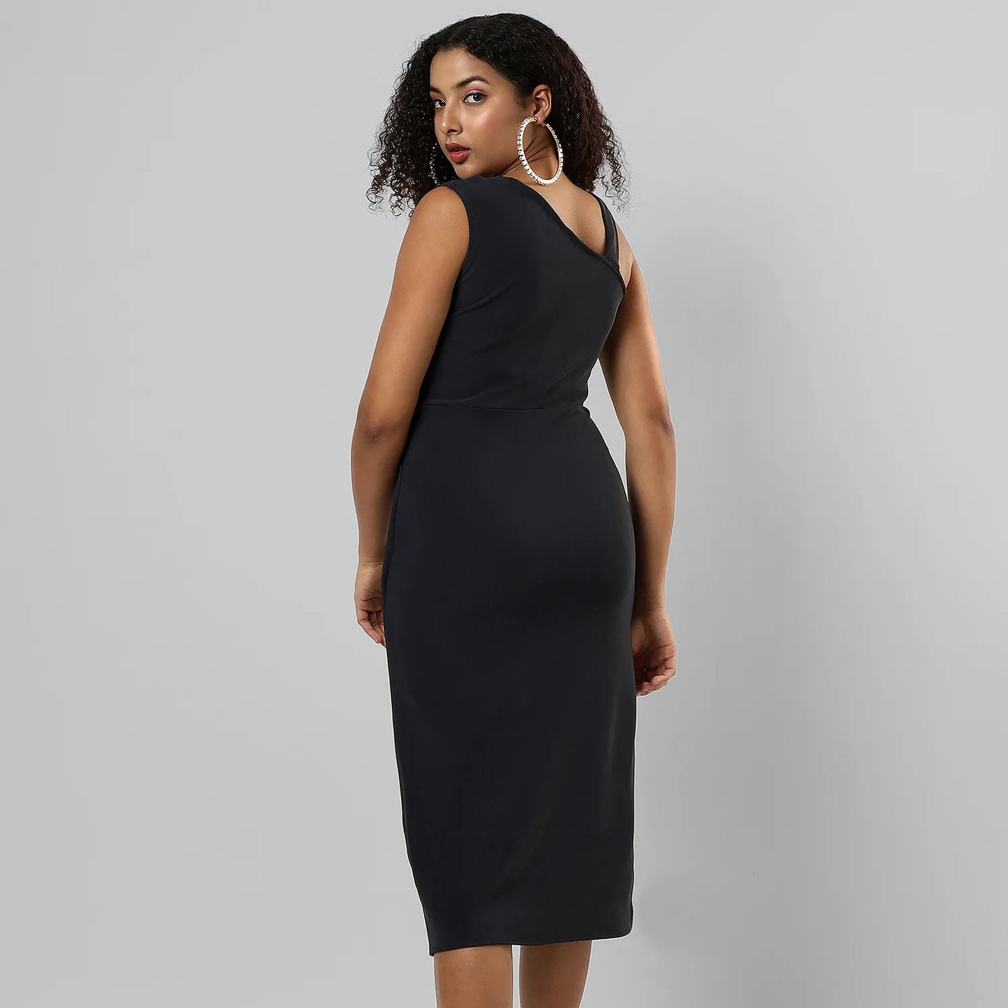 Asymetrical Midi Dress