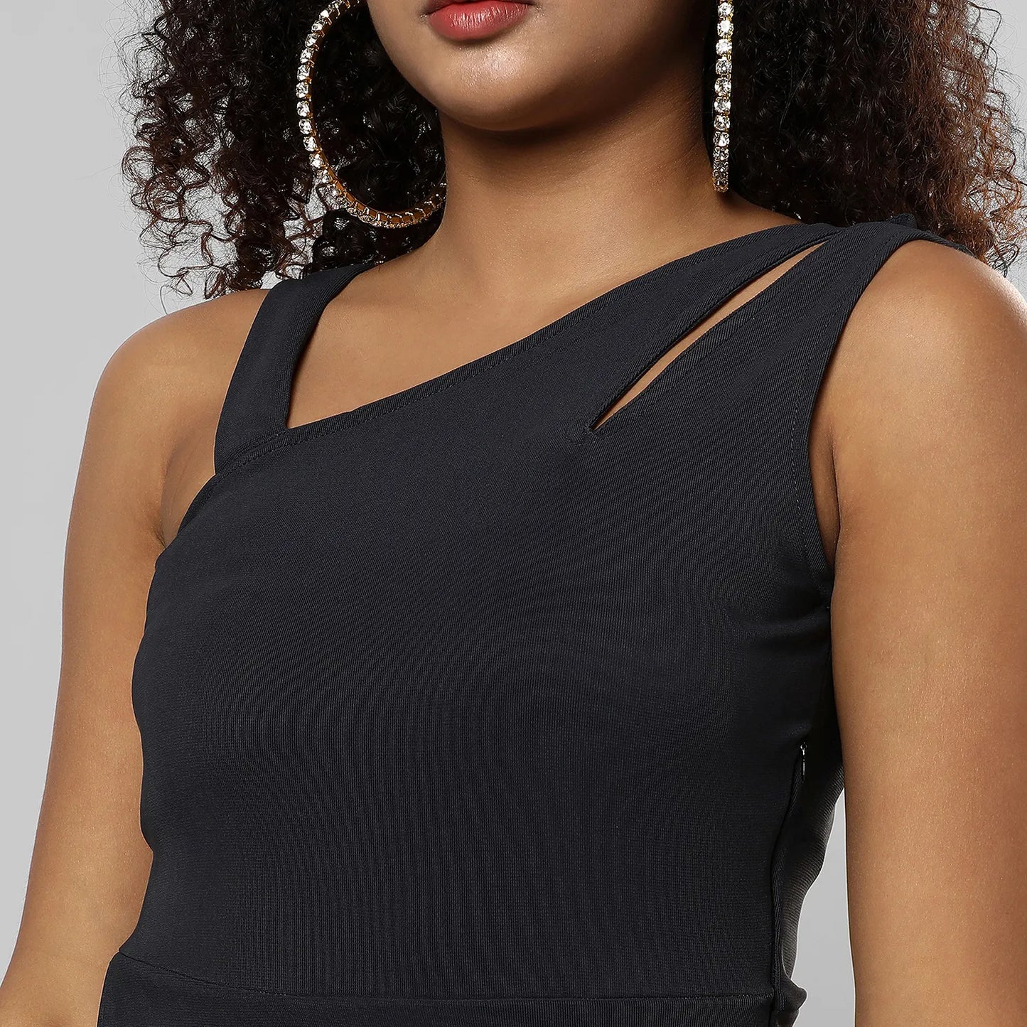 Asymetrical Midi Dress