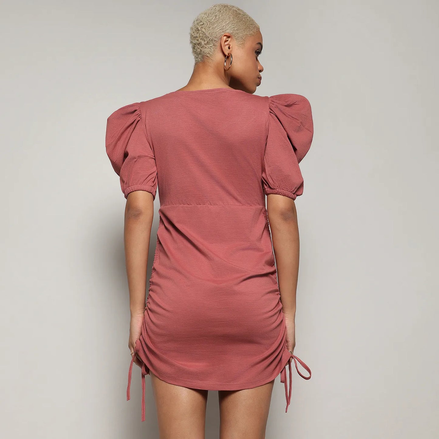 Ruched Mini Dress