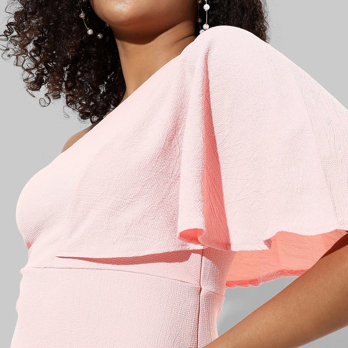 Ruffle One-Shoulder Dress
