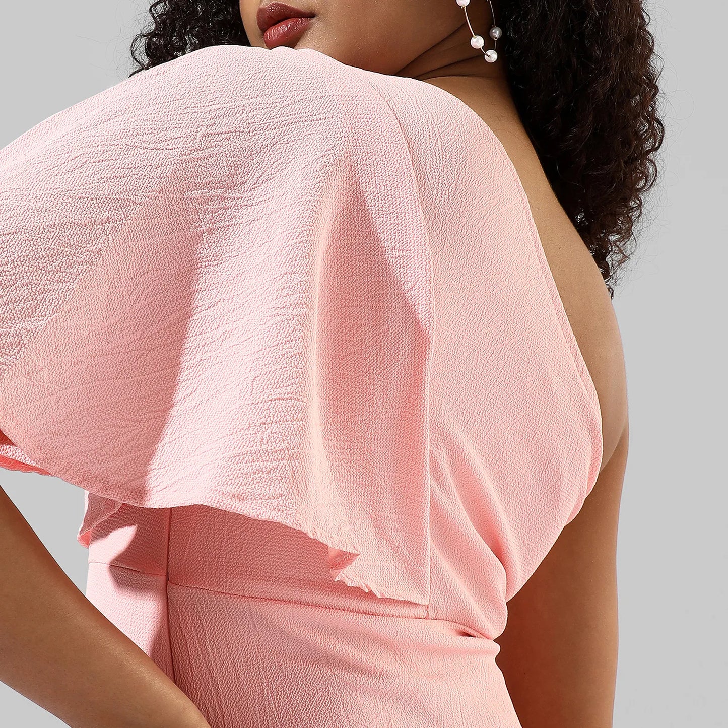 Ruffle One-Shoulder Dress