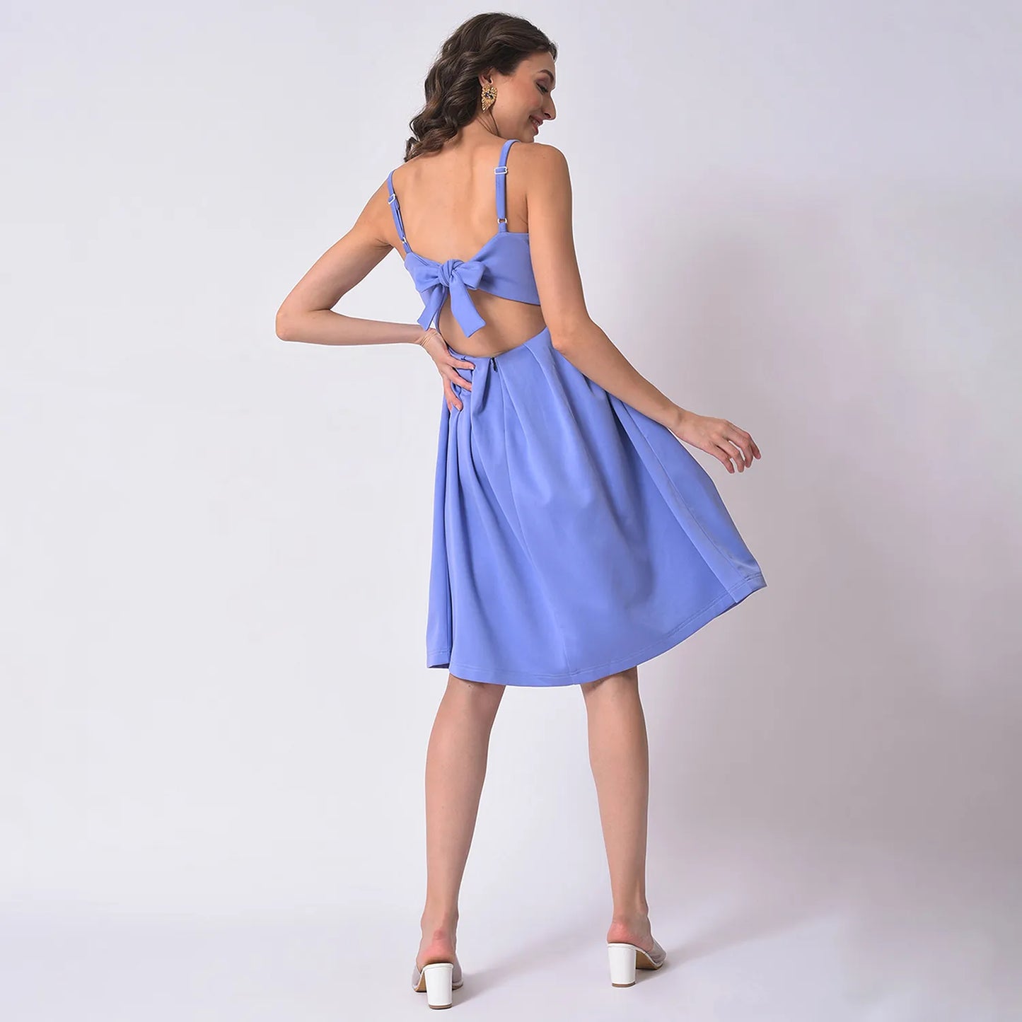 Cut-Out Tie-Up Dress