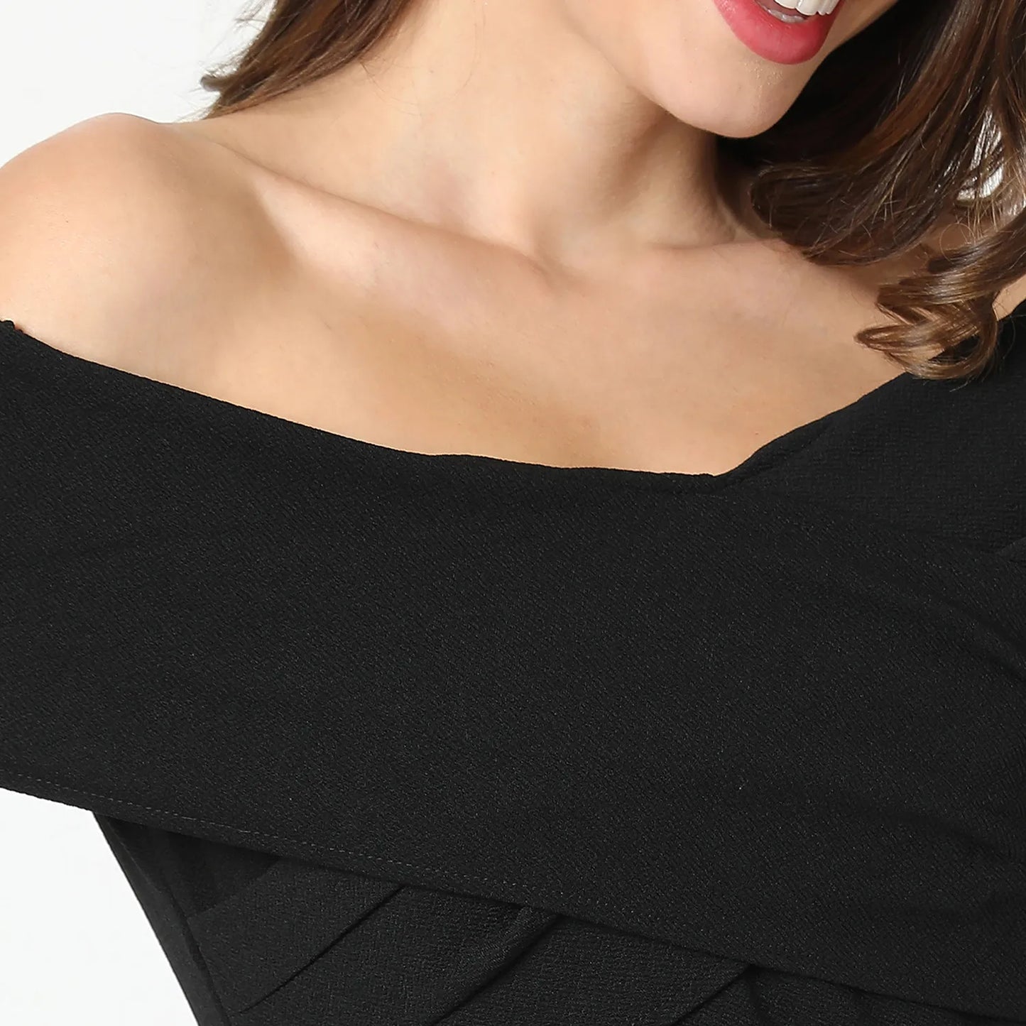 Criss-Cross Midi Dress