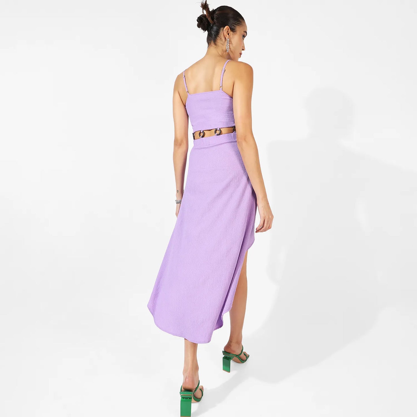 High-Low Cutout Dress