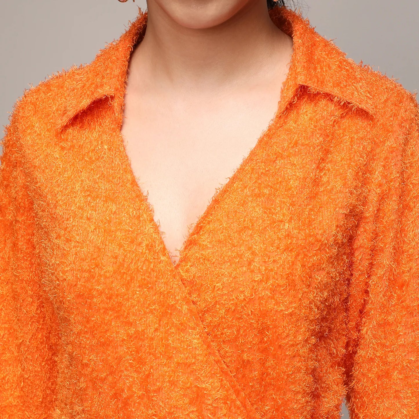 Sherpa Wrap Dress
