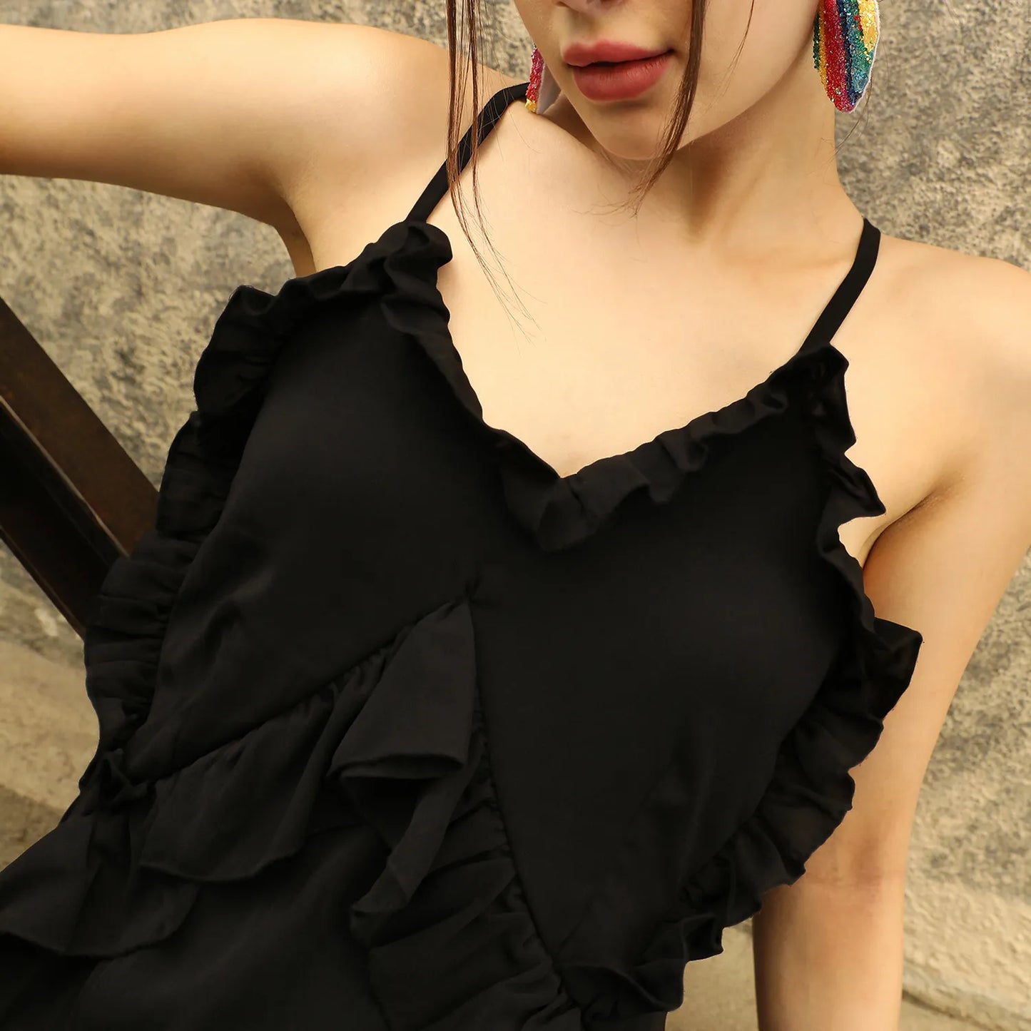 Ruffle Mini Dress