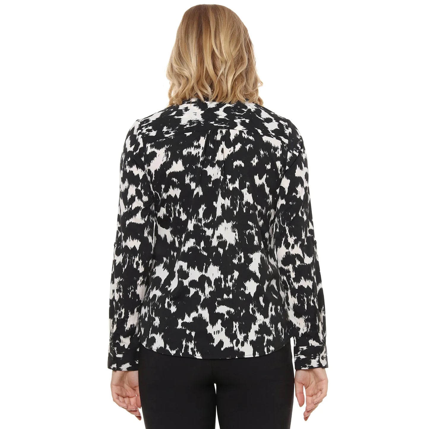 Abstract Tie-Up Top