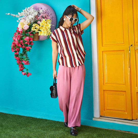 Barcode Striped Shirt