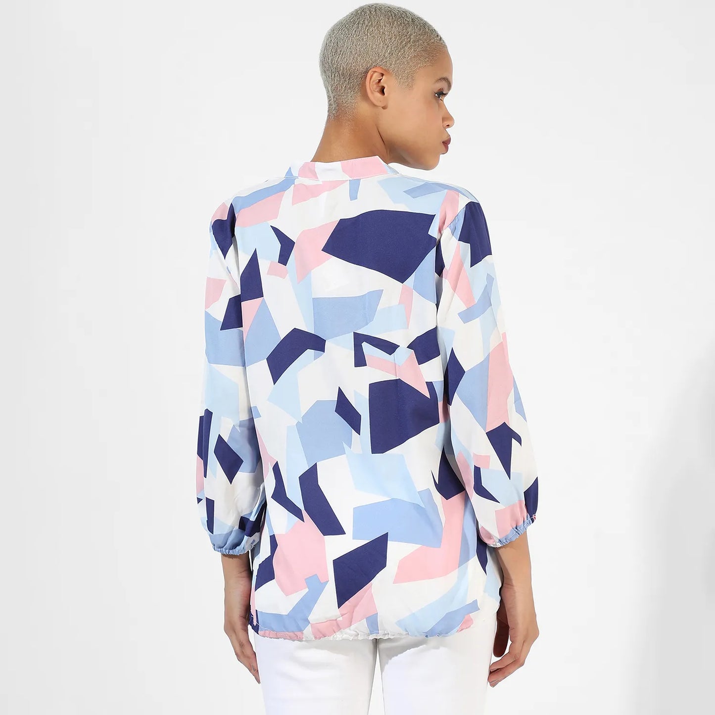 Geometric Block Shirt