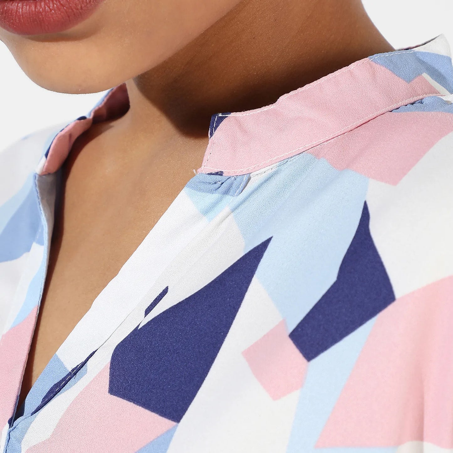 Geometric Block Shirt