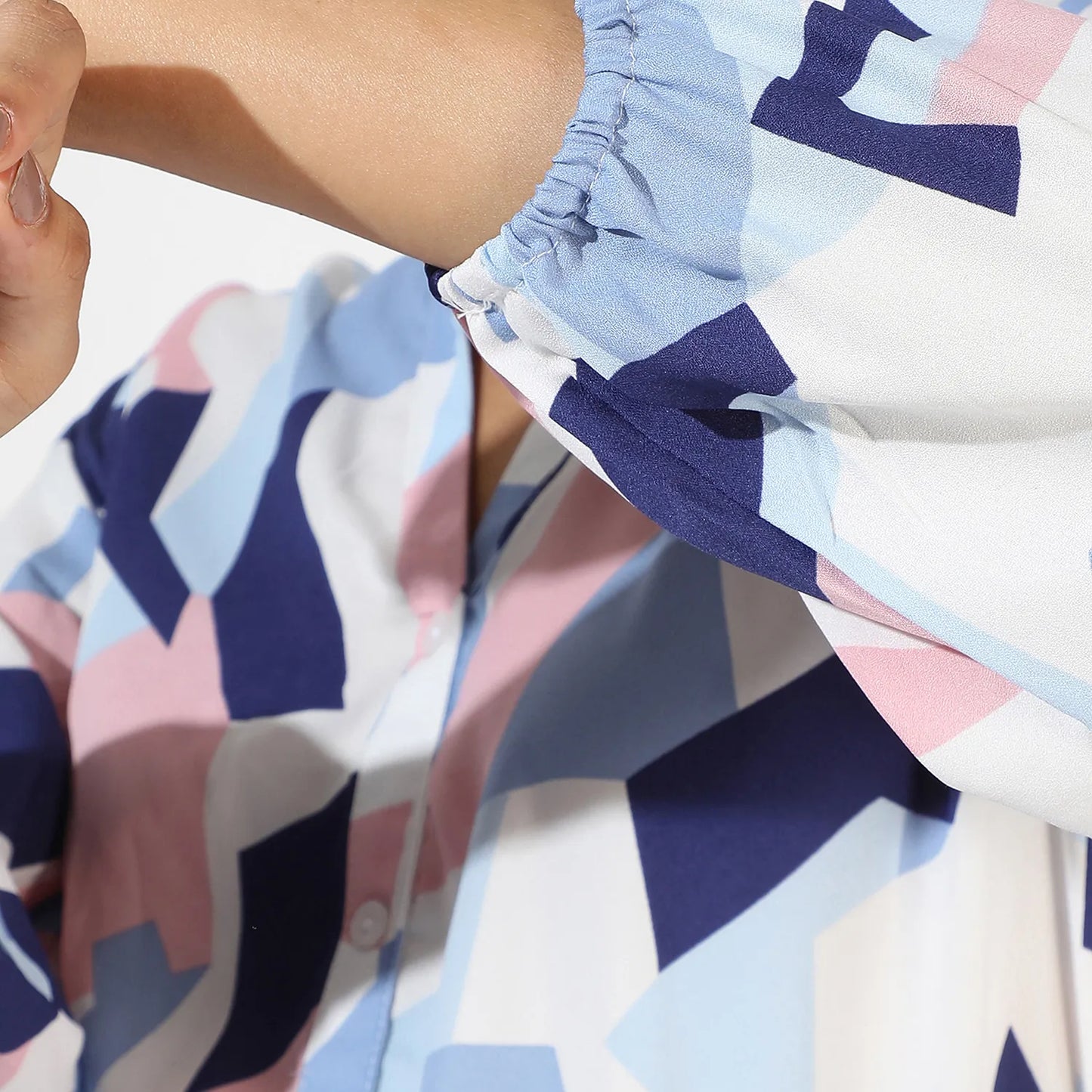 Geometric Block Shirt