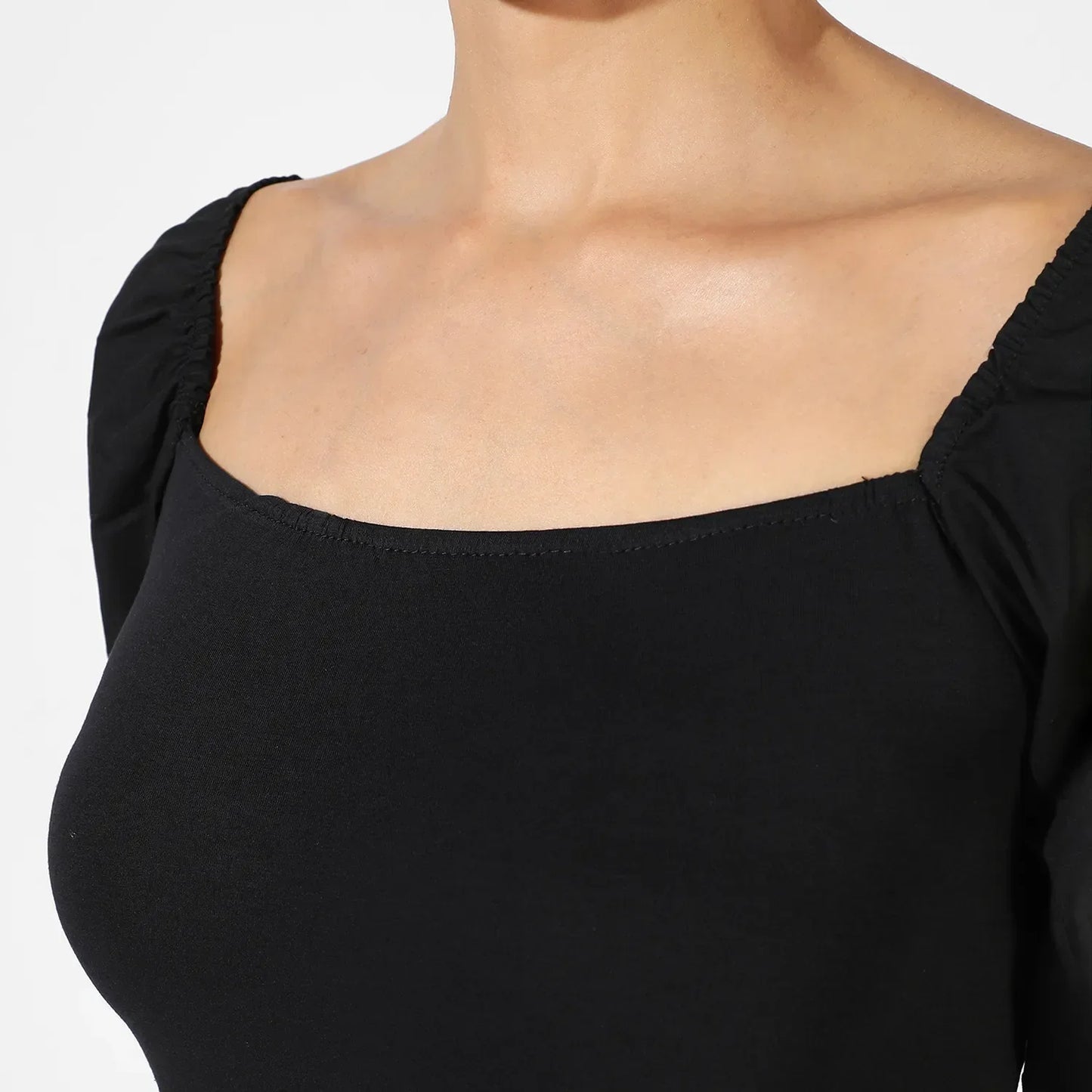 Puff-Sleeved Top