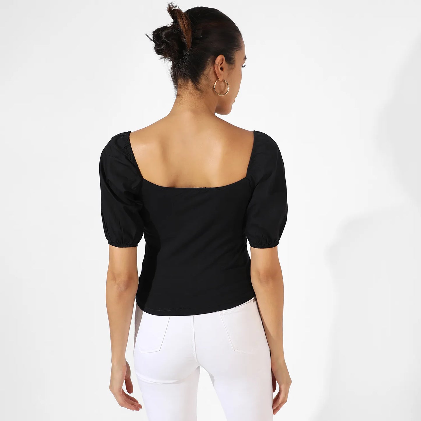 Puff-Sleeved Top