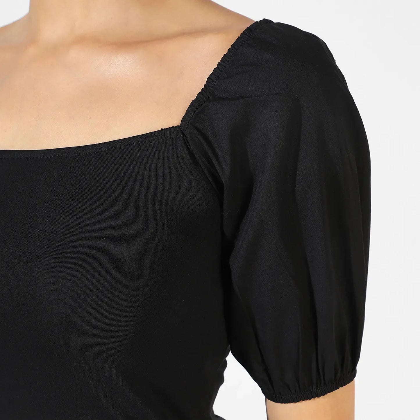 Puff-Sleeved Top