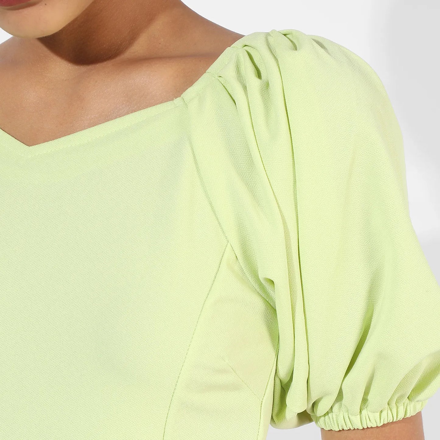 Puff-Sleeved Top