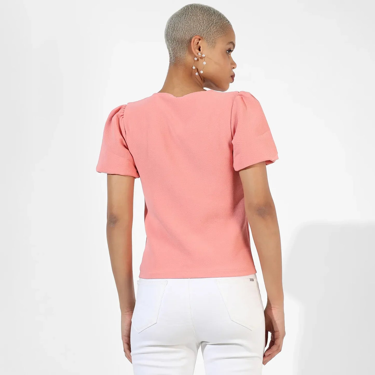 Puff-Sleeved Top