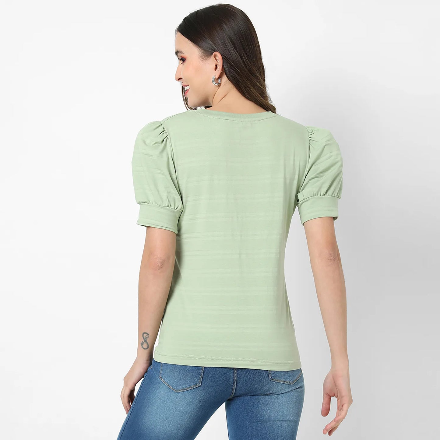 Puff-Sleeved Top