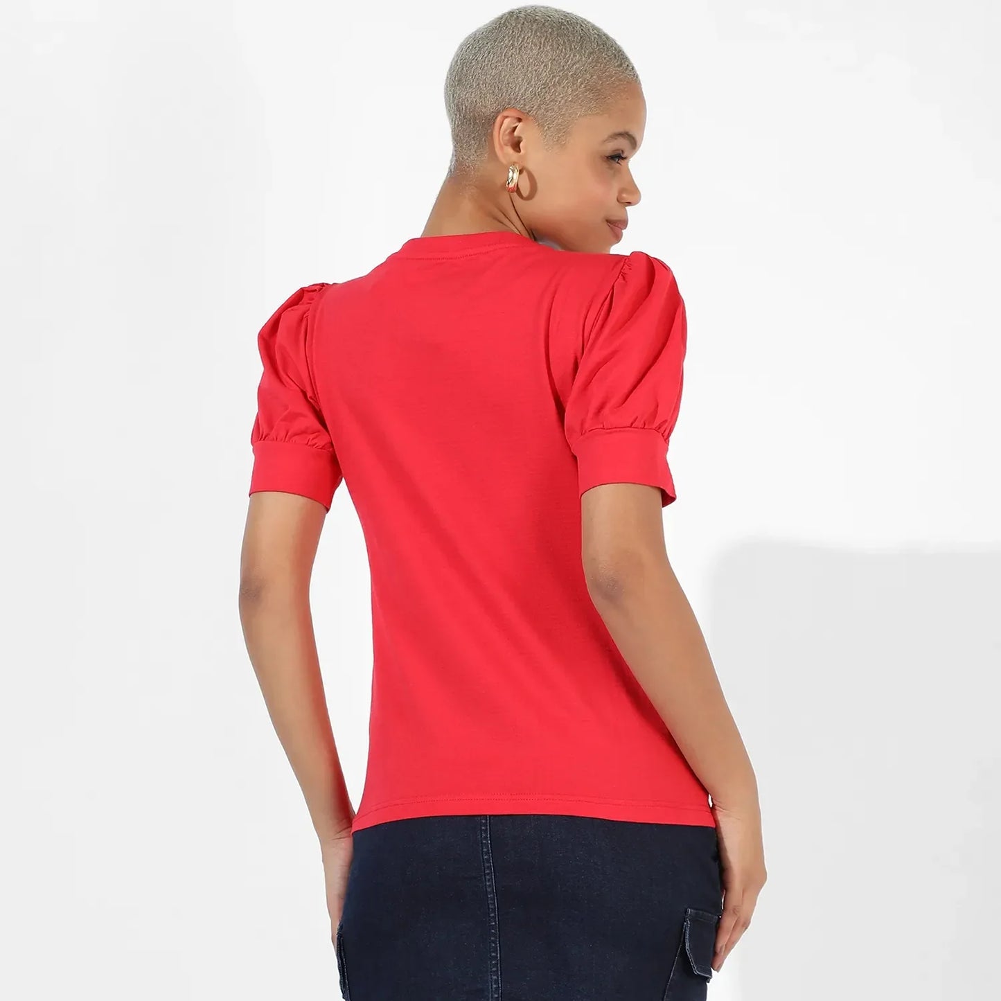Puff-Sleeved Top