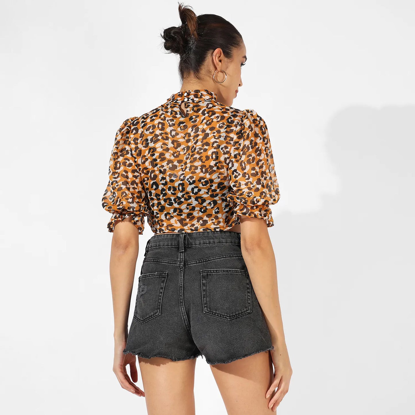 Leopard Crop Top