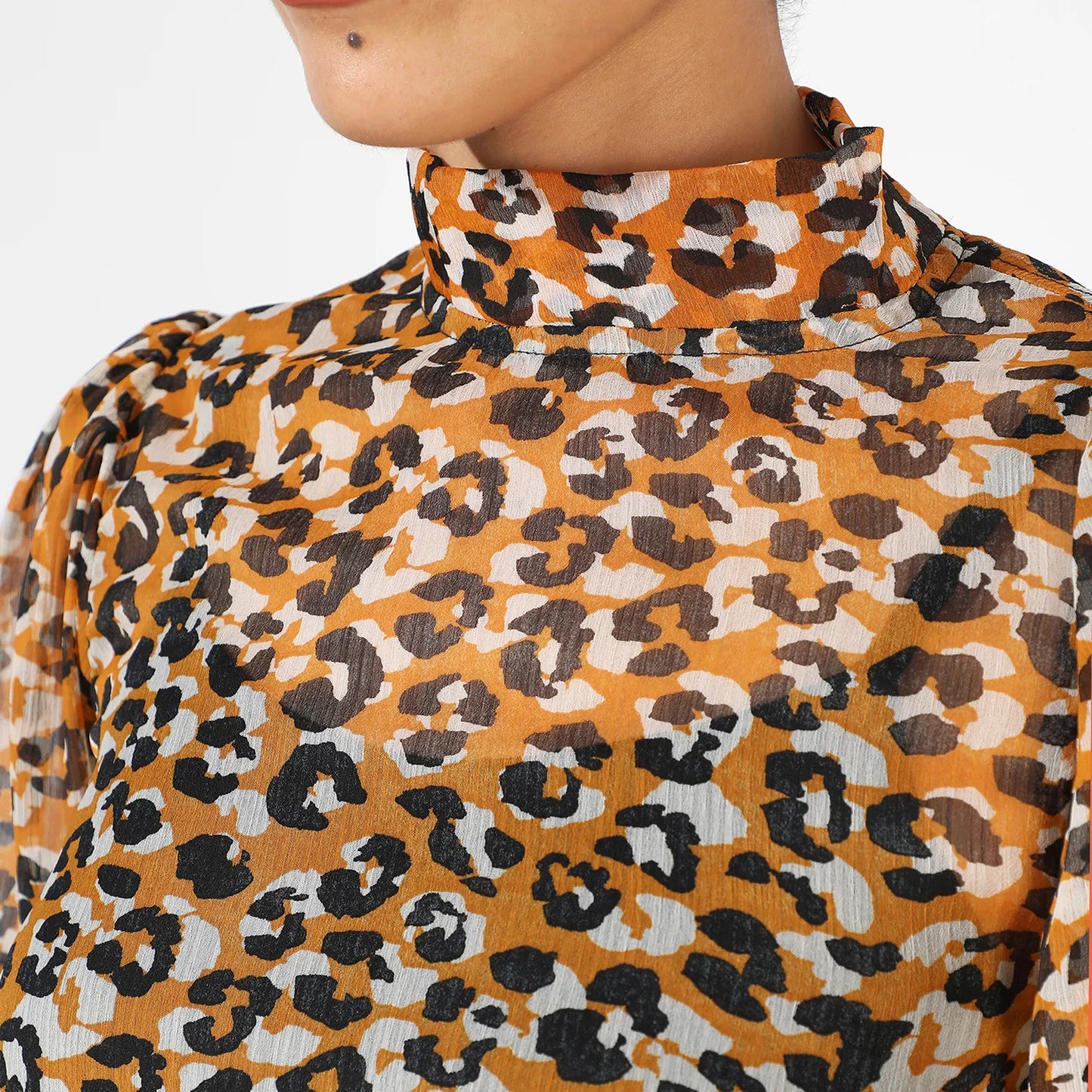 Leopard Crop Top