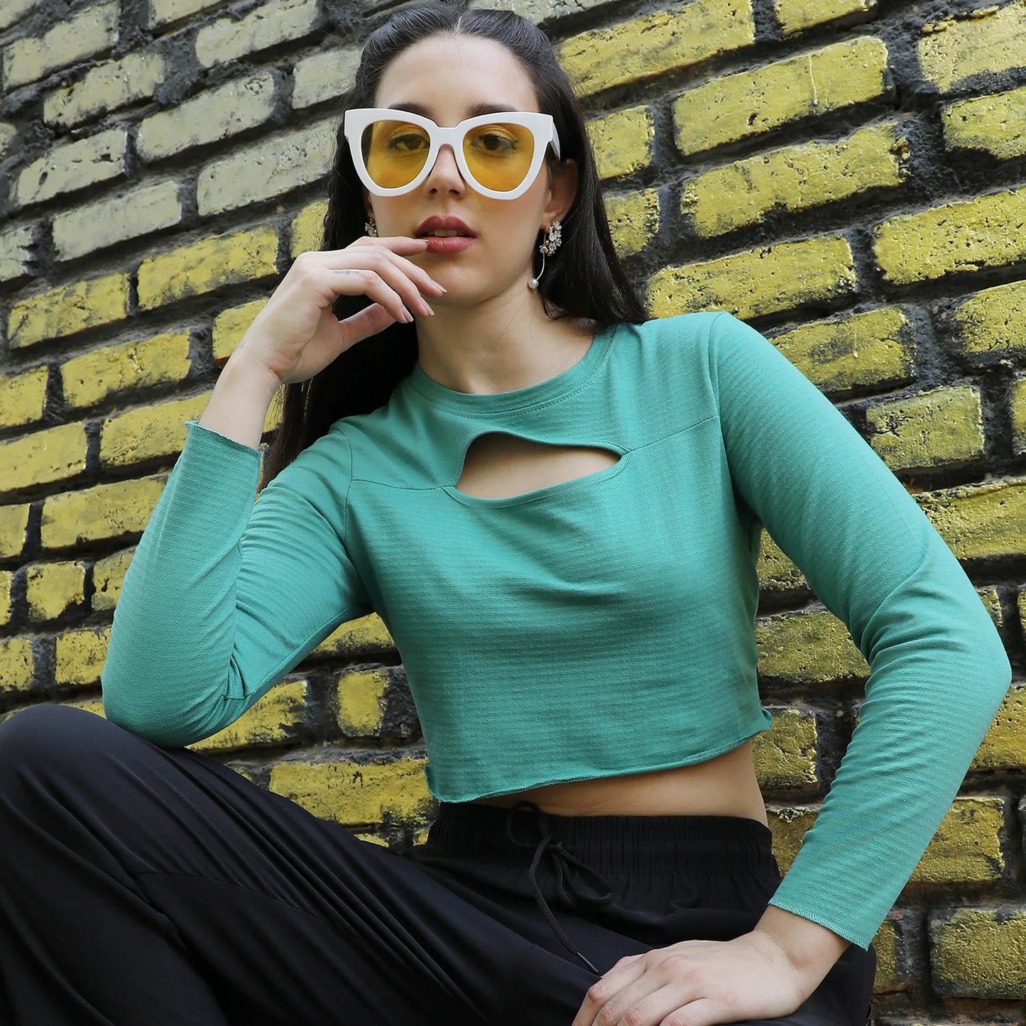 Cutout Crop Top